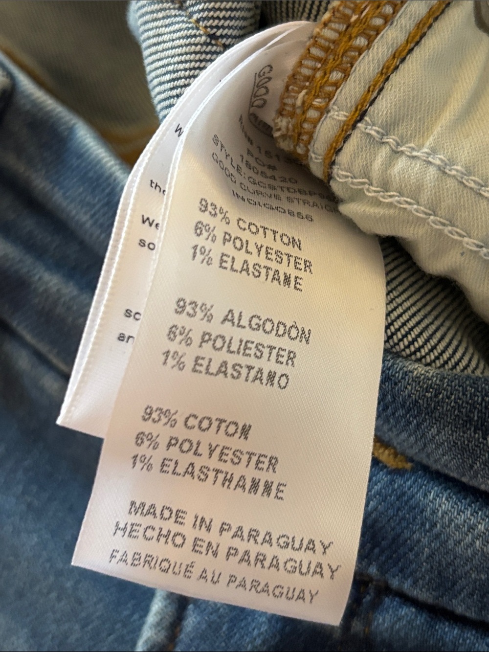 NWT Good American Good Curve Straight Leg Mid-Blue Jeans SZ 18 Plus - Picture 12 of 13